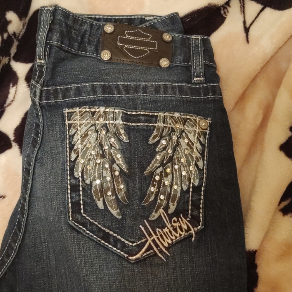 Harley Davidson jeans curvy boot cut